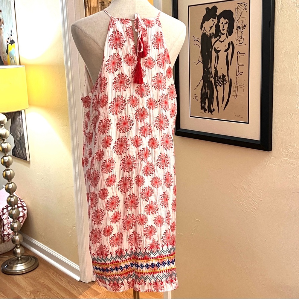 Anthro’s THML,Colorful Chiffon Dress, Lined,Halter,Exclt Cond,Size XXL - Picture 3 of 11